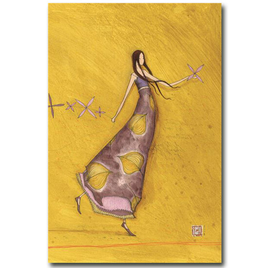 sQB23645 Notitieboek Ga&euml;lle Boissonnard - geel  (10,5 x 15 cm)