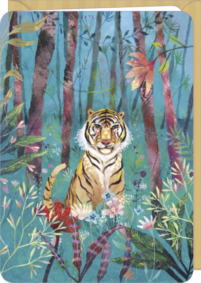 DO027 - wenskaart Izou &quot;The Tiger&quot;