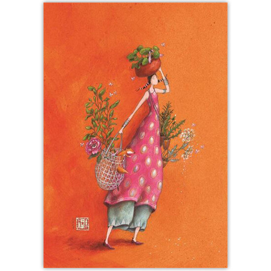 sQB23288 Schriftje Ga&euml;lle Boissonnard (10,5 x 15 cm) | Mano cards groothandel