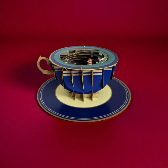 TEA005 a Cup of Tea kaart - vuurtoren | mano cards groothandel