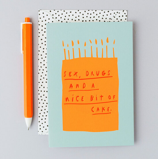 POP001 &ndash; Rosie made a thing - Pop! wenskaart - bit of cake | Mano cards groothandel