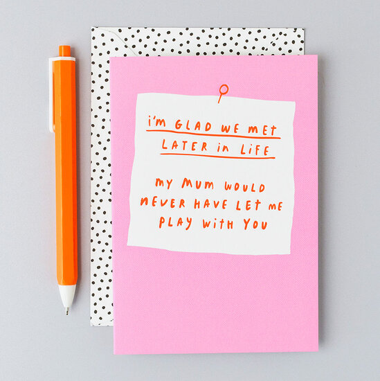 POP004 &ndash; Rosie made a thing - Pop! wenskaart - play with you | Mano cards groothandel