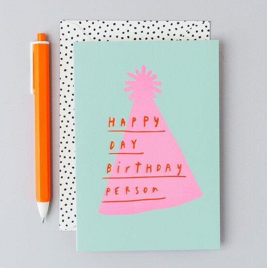 POP006 &ndash; Rosie made a thing - Pop! wenskaart - happy day | Mano cards groothandel