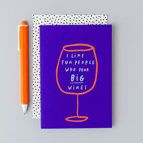 POP016 &ndash; Rosie made a thing - Pop! wenskaart - big wines | Mano cards groothandel