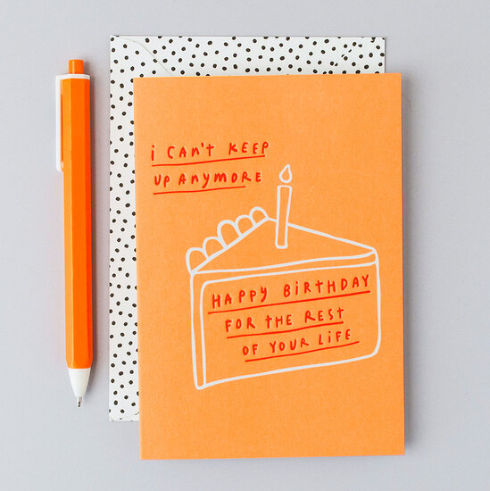 POP018 &ndash; Rosie made a thing - Pop! wenskaart - keep up | Mano cards groothandel