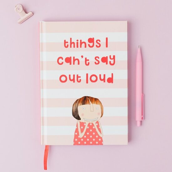 NBK003 Notitieboek Rosie made a thing - out loud  (15 x 21,5 cm) | mano cards groothandel