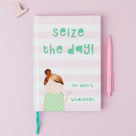 NBK004 Notitieboek Rosie made a thing - seize the day  (15 x 21,5 cm) | mano cards groothandel
