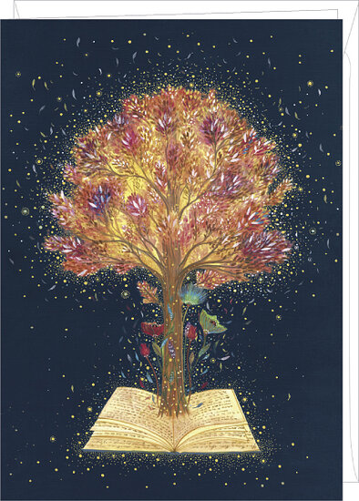 IB055 Grote kaart van Jehanne Weyman - mottenboom | Mano cards groothandel