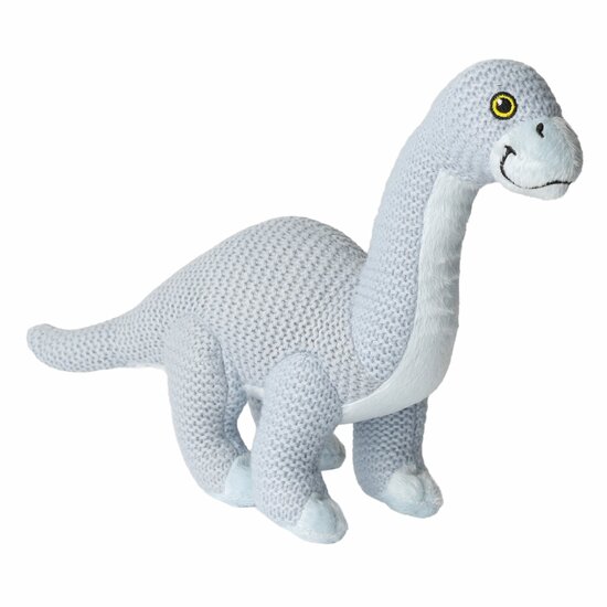 WB004346 Brontosaurus - blauw small - Wilberry Knitted | Mano cards groothandel