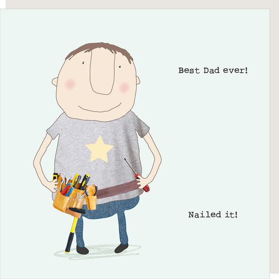 SSF016 &ndash; Rosie made a thing wenskaart - nailed it | Mano cards groothandel