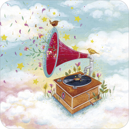 BAR315 kaart Jehanne Weyman - platenspeler | Code 5 | Mano cards groothandel