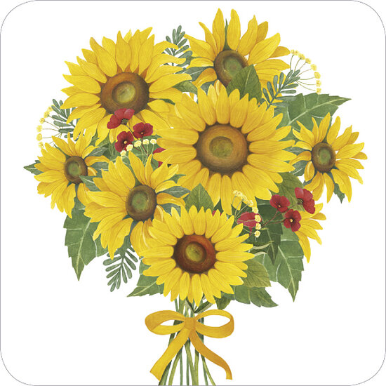 BAR323 kaart M.M.- zonnebloemen | Code 5 | Mano cards groothandel