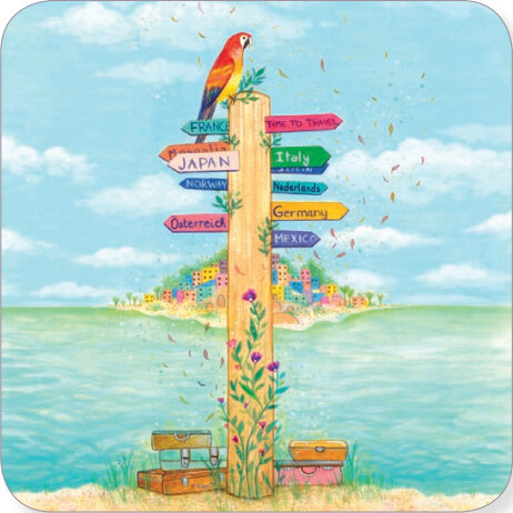 BAR327 Jehanne Weyman kaart - wegwijzer | Code5 | Mano cards groothandel