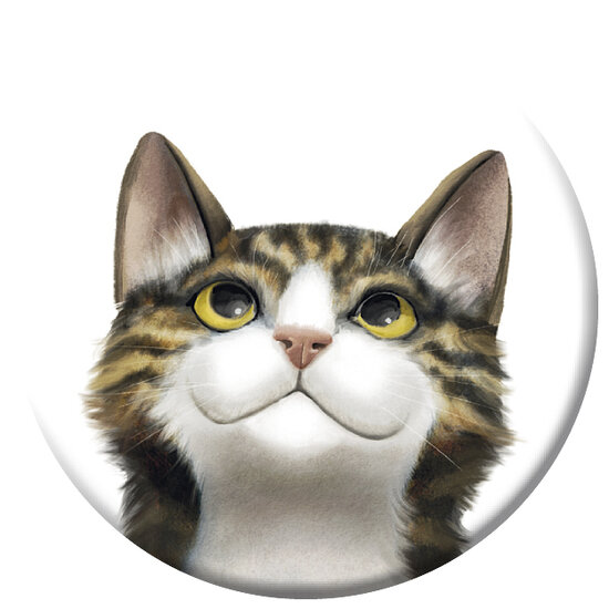 MAP303 - magnetische flesopener van Rosie Hilyer - de kat| Code5 | Mano cards groothandel