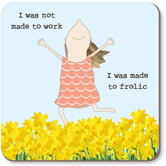 CST107 &ndash; Rosie made a thing onderzetter - not made to work | Mano cards groothandel