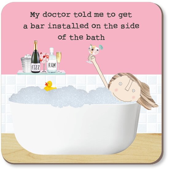 CST110 &ndash; Rosie made a thing onderzetter - bath bar| Mano cards groothandel