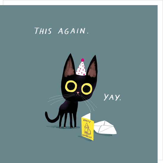 DD004 &ndash; Rosie made a thing Dog days wenskaart - this again
