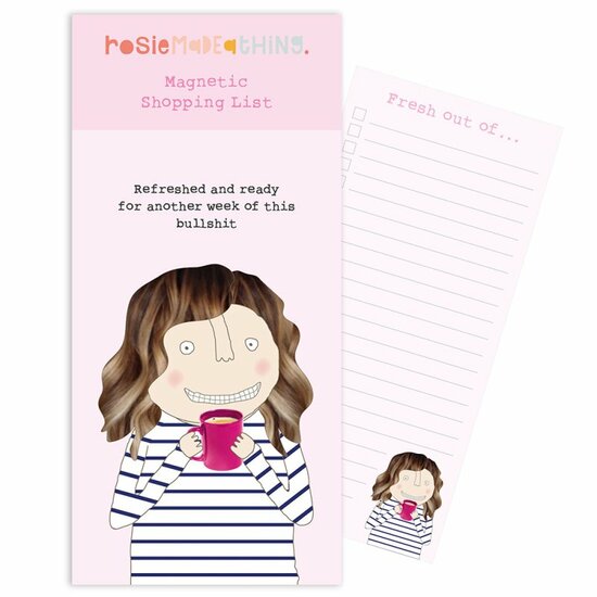 MP021 magnetische boodschappenlijst Rosie made a thing - refreshed  (10 x 21 cm) | mano cards groothandel