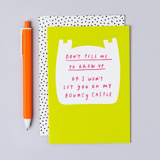 POP023 &ndash; Rosie made a thing - Pop! wenskaart - don't tell me | Mano cards groothandel