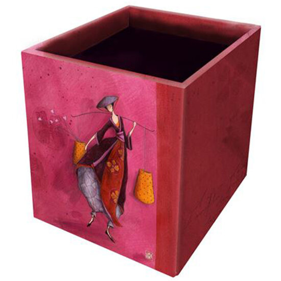 sQB20014 pennenhouder van Ga&euml;lle Boissonnard - rood | Mano cards groothandel