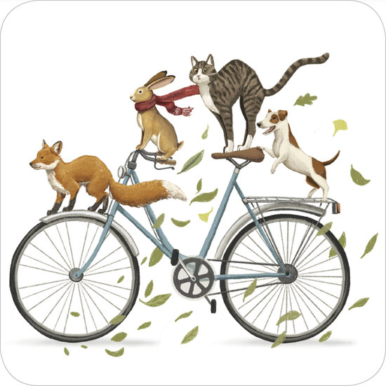 BAR257 Rosie Hilyer kaart - 4 vrienden | Mano cards groothandel