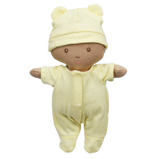 WB001038 Baby met gele kleding - Wilberry Dolls