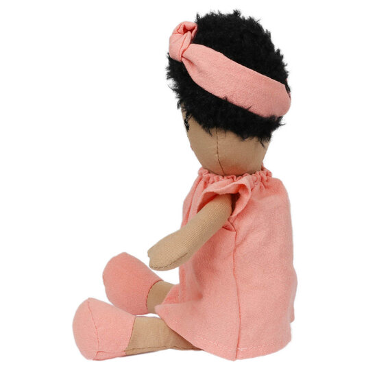 WB001042 Wilberry Dolls - Koraal roze jurk