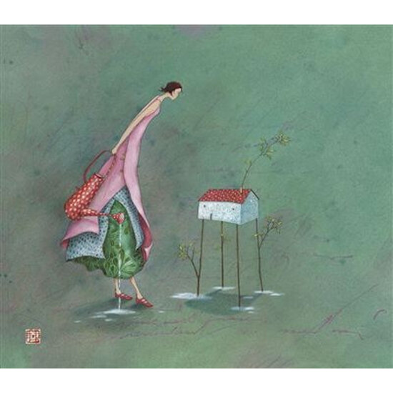 QB25139 wenskaart gaelle boissonnard - schuilplek zaaien | Mano cards groothandel