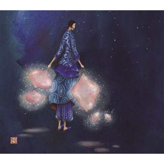 QB25140 wenskaart gaelle boissonnard - nachtwandeling | Mano cards groothandel