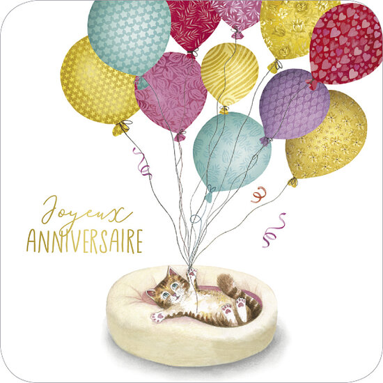BAR332 MM kaart - ballonnen| Code5 | Mano cards groothandel