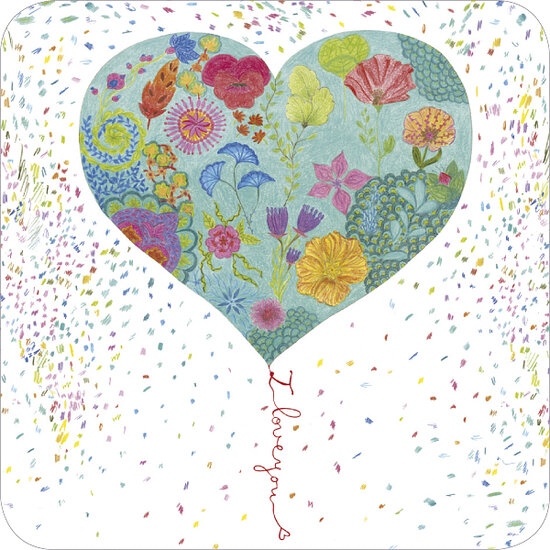 BAR335 Elisa Rochetain kaart - I love you