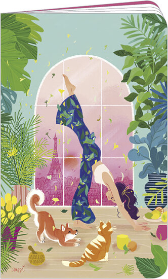 KLG010 Schrift van Audrey Bussi - Yoga (11 x 17,8 cm) | Mano Cards Groothandel