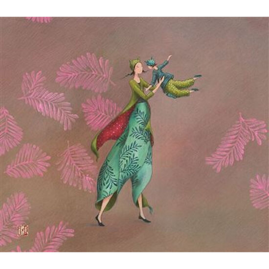 QB25142 wenskaart gaelle boissonnard - moeder en kind | Mano cards groothandel