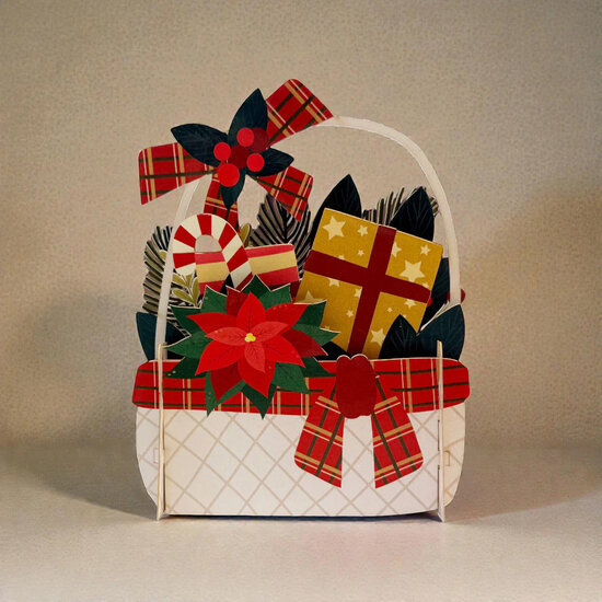 xpop063 pop-up kerstkaart - kerstmand | Alljoy design | Mano cards groothandel