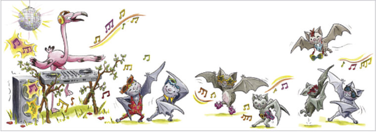 CT384 Cache-Cache uitklapbare kaart - op de dansvloer