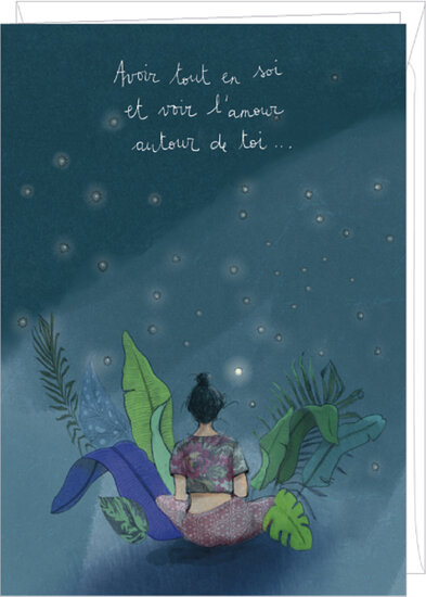 IB048 Grote kaart van Anne-Sophie Rutsaert - alles in jezelf hebben | Code 5 | Mano cards groothandel