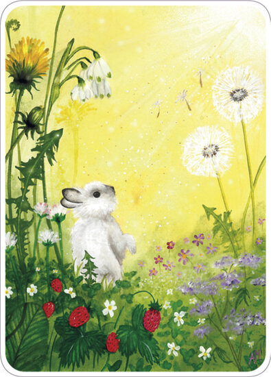 C101 Aur&eacute;lie Muller ansichtkaart - konijn | Code 5 | mano cards groothandel