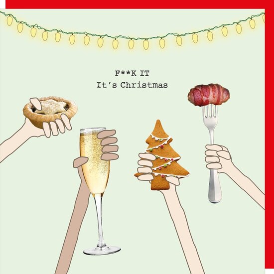 xGF126 &ndash; Rosie made a thing kerstkaart - it's xmas | Mano cards groothandel