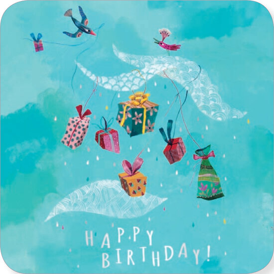 BAR345 Izou kaart - happy birthday cadeautjes | Mano cards groothandel