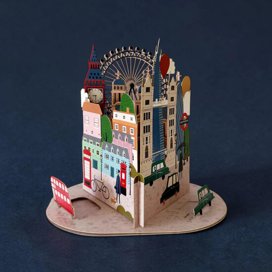 LTC001 3D pop-up kaart Little Moments - Londen