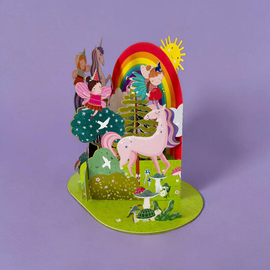 LTC005 3D pop-up kaart Little Moments - eenhoorn
