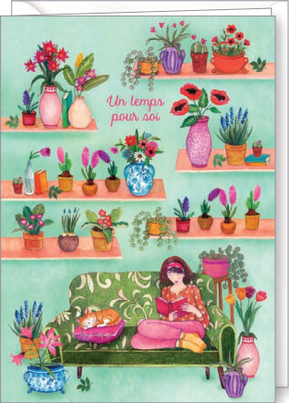 D219 - wenskaart Mila - tijd voor jezelf | Code5 | Mano cards groothandel