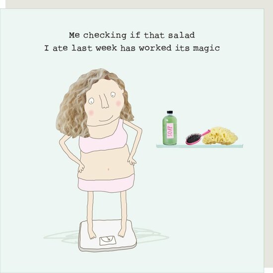 GF625 &ndash; Rosie made a thing wenskaart - salad magic | Mano cards groothandel