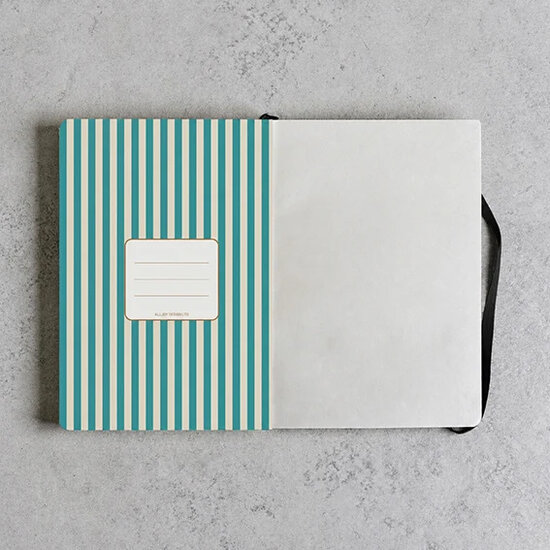 VOL10 - luxe notitieboek A5 (14,8 x 21 cm) -  honden parade