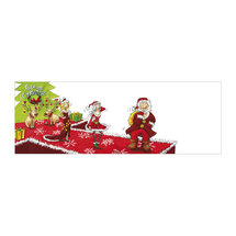 kerst CT134 Cache-Cache uitklapbare kaart - fashion christmas
