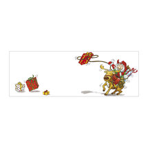 kerst CT135 Cache-Cache uitklapbare kaart - kerstman rodeo