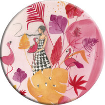 MIR139 -  spiegeltje van Anne-Sophie Rutsaert - flamingo