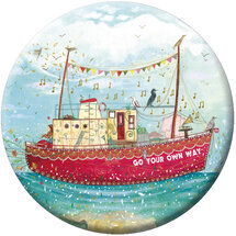 MIR187 - spiegeltje Jehanne Weyman - Go your own way - schip