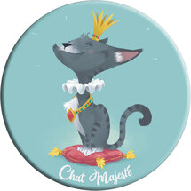 MIR129 - spiegeltje Camille Chaussy - Chat majesté