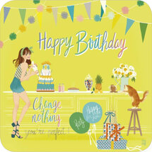 BAR517 Audrey Bussi en Elisa Rochetain kaart - happy birthday you 're perfect